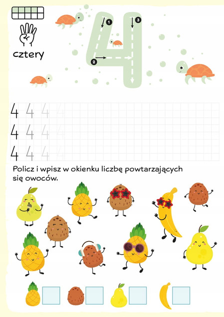 Moje Barwy CYFERKI Kolorowanka z Naklejkami BooksAndFun