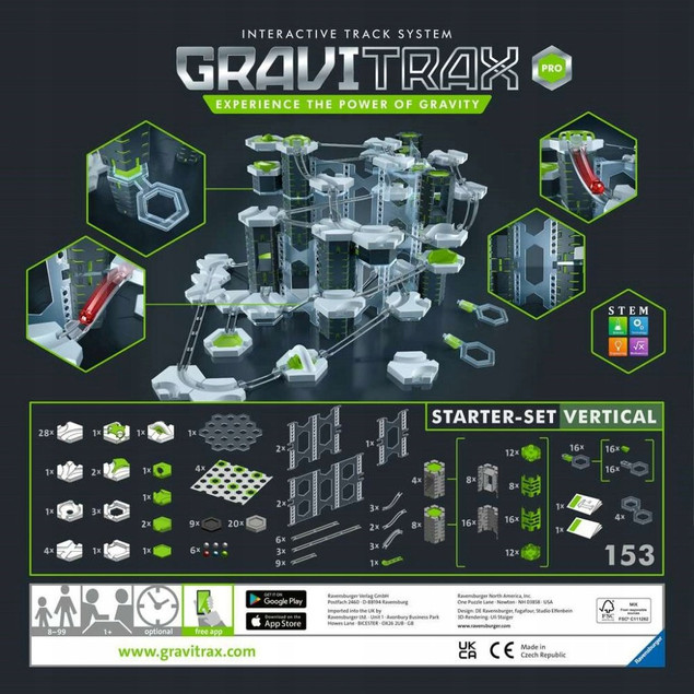 Ravensburger GraviTrax Pro Starter Vertical Klocki konstrukcyjne