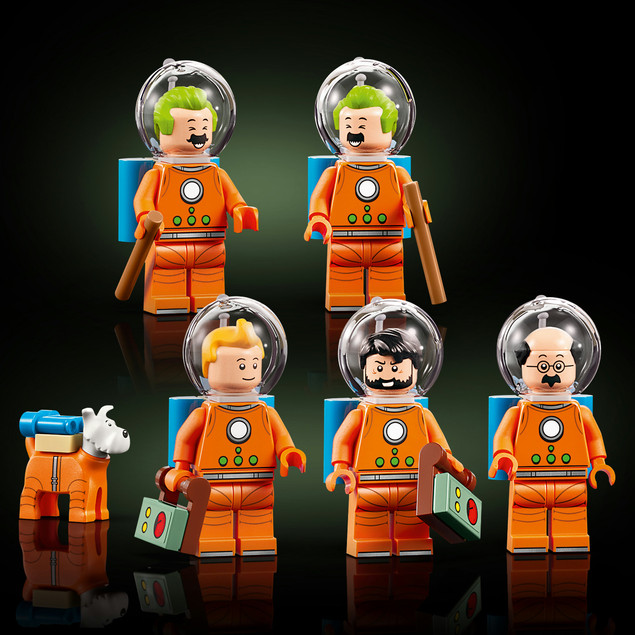 LEGO Ideas 21367 Tintin i Rakieta na Księżyc – Model Kolekcjonerski