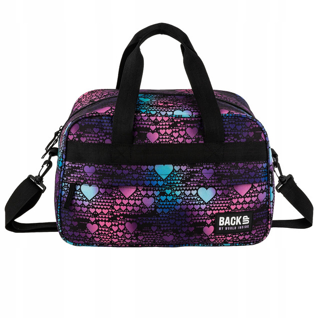 BackUP Dance Hearts all‑in‑one travel bag 40×20×25 cm, 350 g