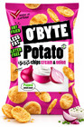O'BYTE Chipsy Ziemniaczane o Smaku Śmietany i Cebuli 90 g
