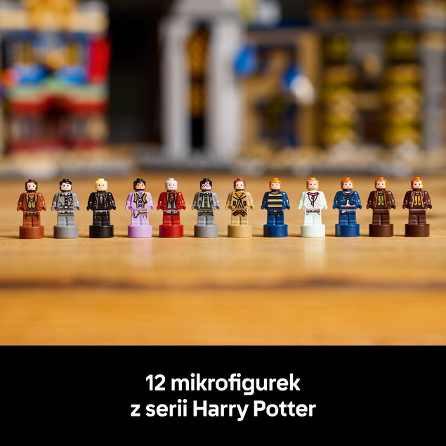 LEGO Harry Potter 76444 Sklepy na Ulicy Pokątnej Mikroskala Kolekcjonerska