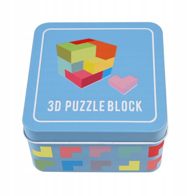 Puzzle Drewniane 3D Kostka Tetris Rex London