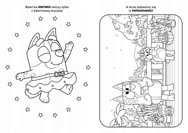Bluey Ale Zabawa Wesoła Kolorowanka 3+ HarperKids
