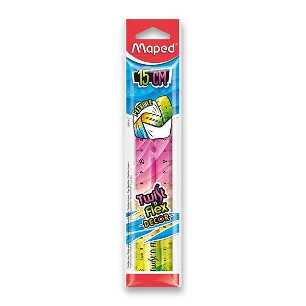 Linijka Twist'n Flex Decor niełamliwa 15cm MAPED