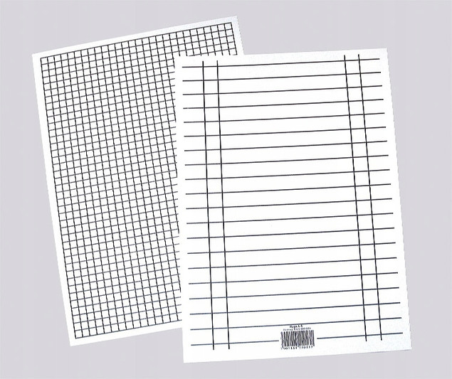Liniuszek A5 kratka/linia Interdruk