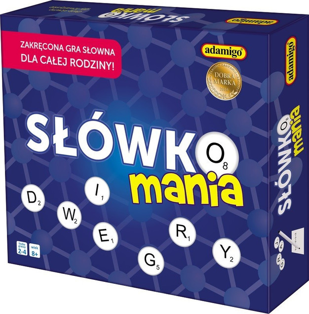 Gra Planszowa Słówkomania Adamigo - Gra Słowna dla Rodziny