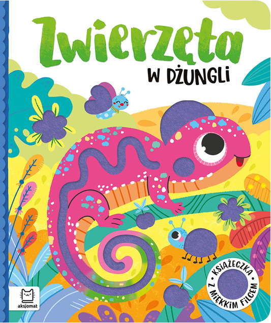 Zwierzęta w Dżungli Książeczka Sensoryczna z Filcem Aksjomat