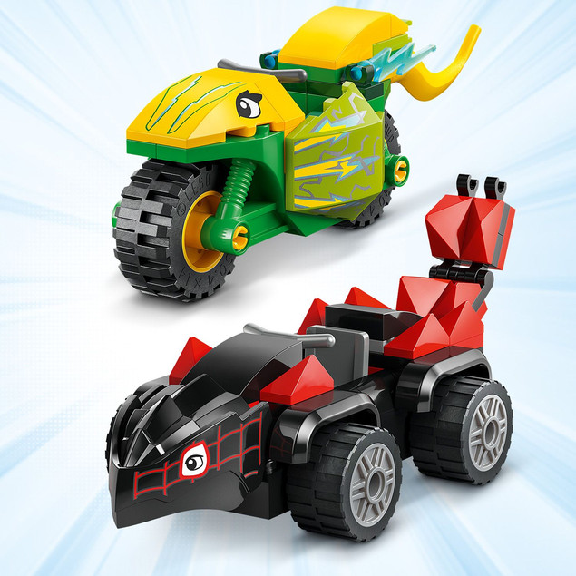 LEGO Marvel Spidey 11198 Pościg Spina za Electro w Dinopojeździe 4+