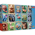 Puzzle Trefl 1000 elementów Premium Plus "Szydełkowe Zwierzątka" 12093