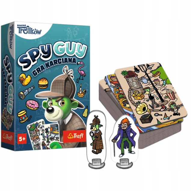 SPY GUY Gra Karciana Obserwacyjna Rodzinna 5+ Trefl