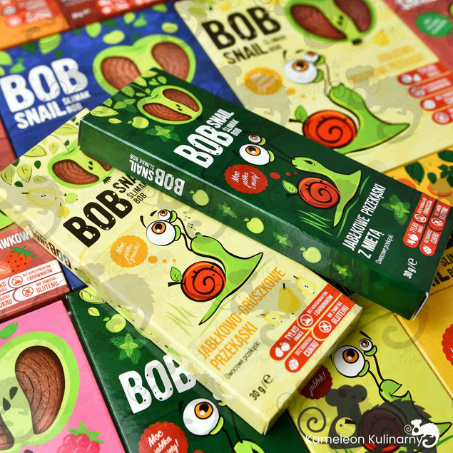 Przekąska Owocowa Jabłko Truskawka Bez Cukrów 100g BOB SNAIL