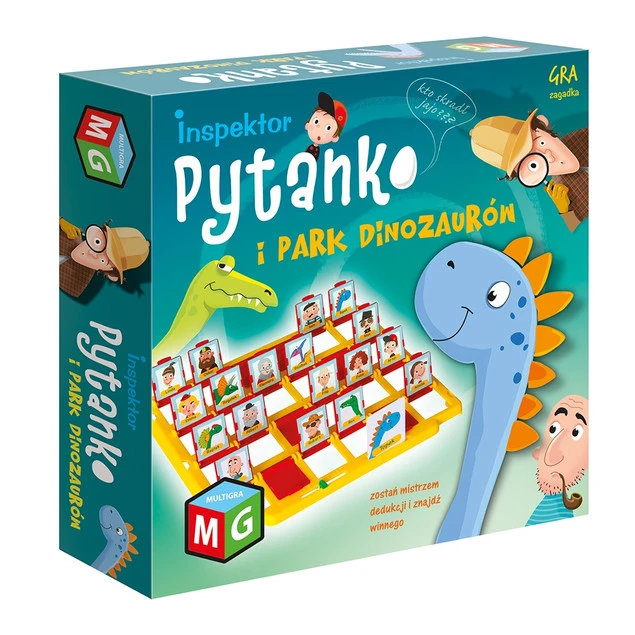 Gra planszowa Inspektor Pytanko i Park Dinozaurów Multigra