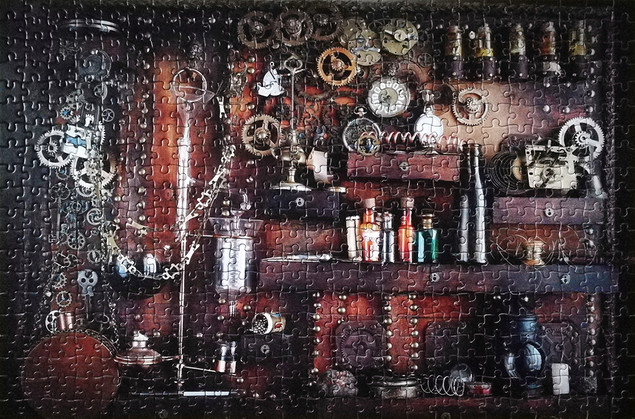 Puzzle Steam Punk 500 elementów Tactic – Fińska Jakość