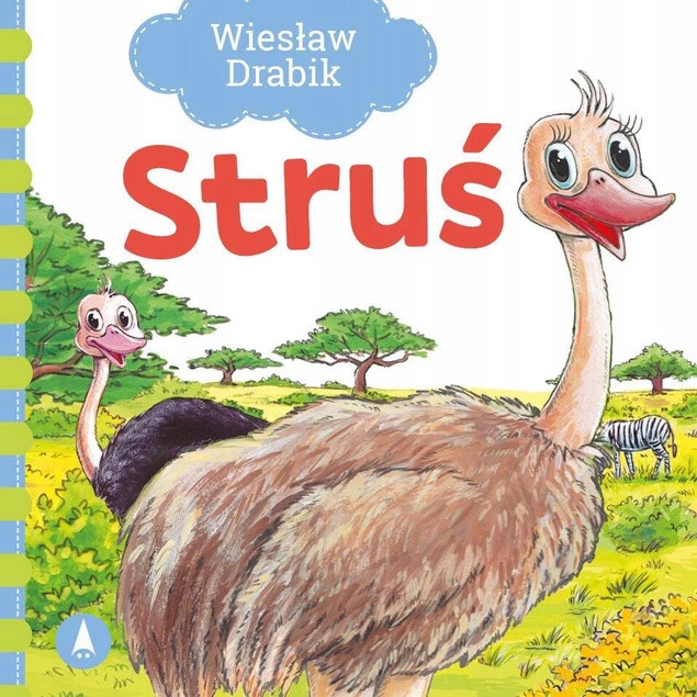 KSIĄŻECZKI WIERSZYKI DLA DZIECI STRUŚ 