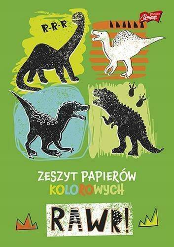 Zeszyt Papierów Kolorowych A5 10k Papier Kolorowy Unipap