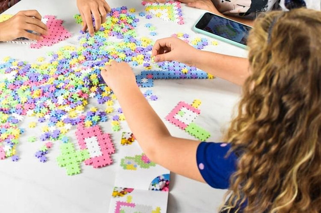 Klocki Konstrukcyjne MELI Minis Wafle Pastel 800 elementów