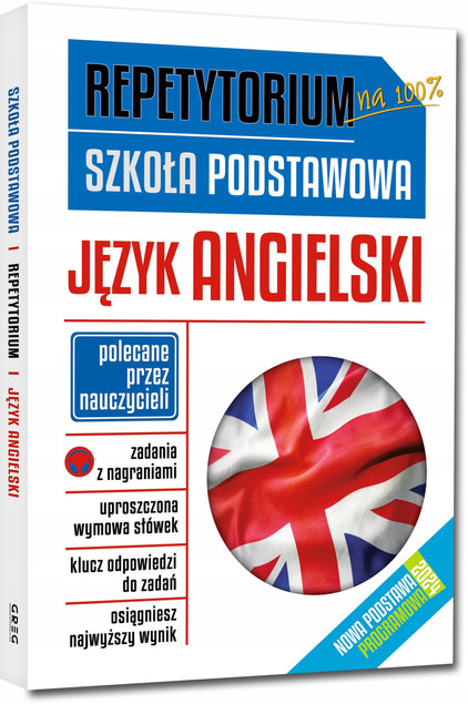 Repetytorium Szkoła Podstawowa JĘZYK ANGIELSKI 2025/2026 +Tablice Gramatyka