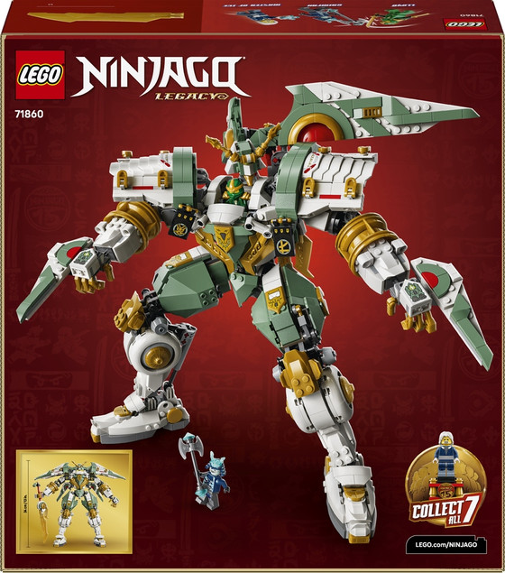LEGO NINJAGO 71860 Tytanowy Robot Lloyda: 15 lat NINJAGO – Zestaw Kolekcjonerski
