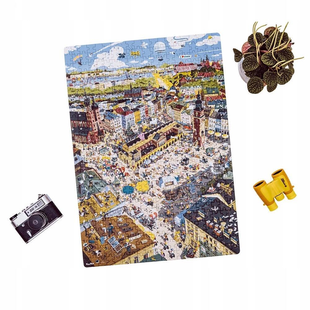 Puzzle 500 Układanka PuzzLove Miasto KRAKÓW Rynek Obraz Widok 9+ CzuCzu