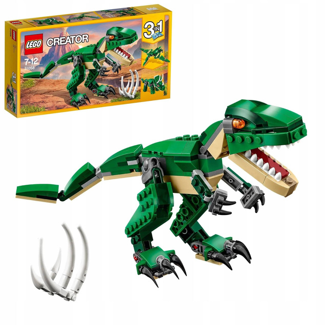 LEGO Creator Potężne Dinozaury 3w1 174el. 7+ 31058