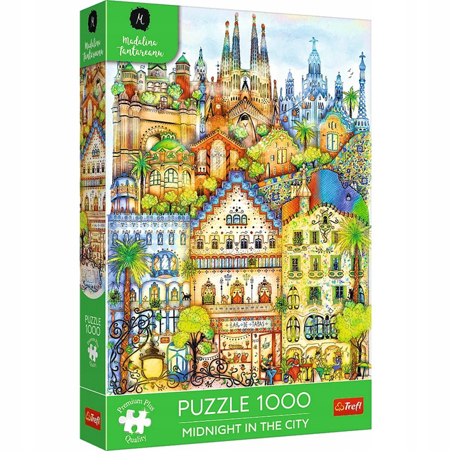 Puzzle Trefl 1000 elementów O północy w Barcelonie