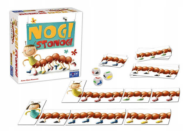Nogi Stonogi gra edukacyjna Egmont