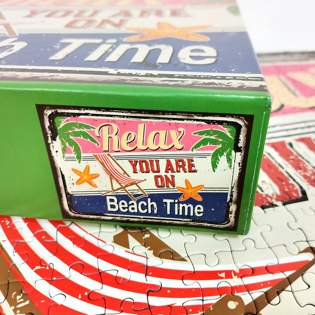 Puzzle Tactic BEACH TIME 1000 elementów, Artystyczne, od 9 lat