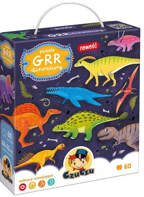 Puzzle dinozaury 60 el. – CzuCzu