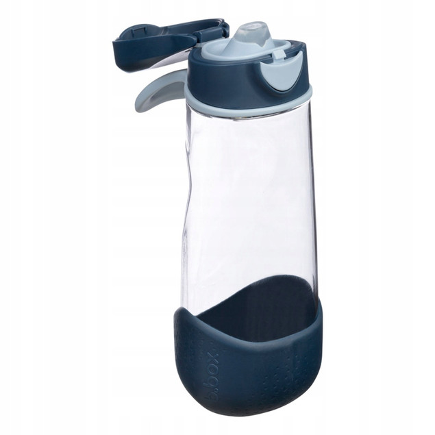 B.box Bidon Tritanowy 600 ml Midnight z Ustnikiem dla Dzieci do Szkoły