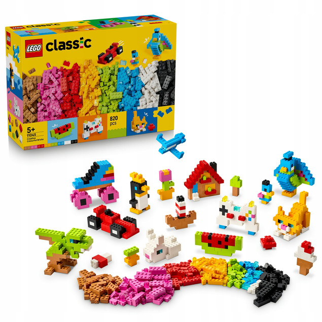 LEGO Classic 11045 Kolorowe Klocki Kreatywne – Zestaw dla Dzieci 5+
