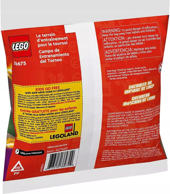 LEGO Ninjago 30675 Turniejowy Teren Szkoleniowy Zestaw Klocków Ninja