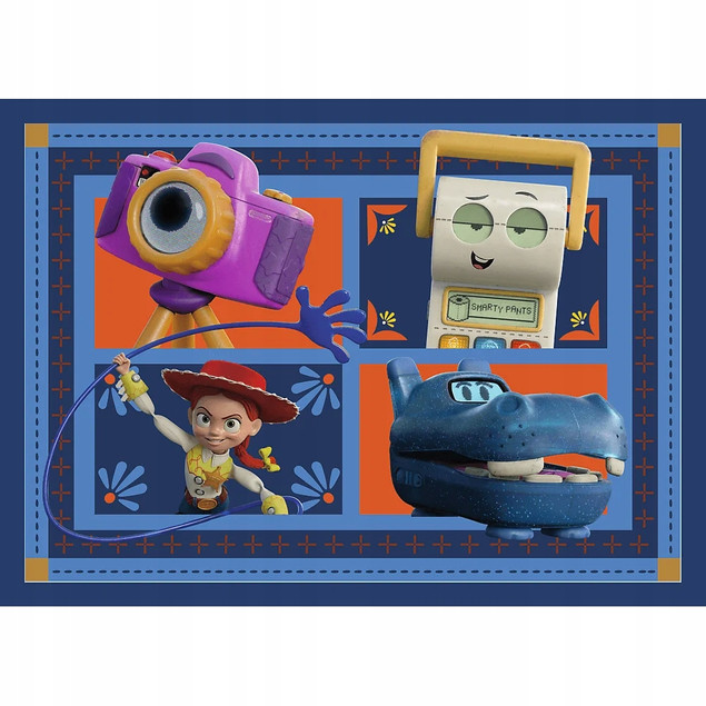 Trefl Puzzle PPK, Toy Story 4w1 Czas Zabawek 4x88 el. + Plakat Kolekcjonerski