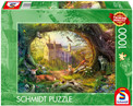 Puzzle 1000 el. Schmidt Spiele Premium Quality Bajkowy Zamek i Magiczny Las