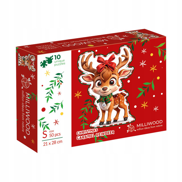 Puzzle Alexander 50 elementów Caramel Reindeer