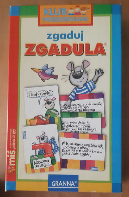 Zgaduj Zgadula Obrazkowe Zagadki Edukacyjne 4+ Granna 06151