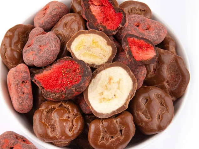 Chrupiące Owoce Liofilizowane w Czekoladzie 150g Mix.it