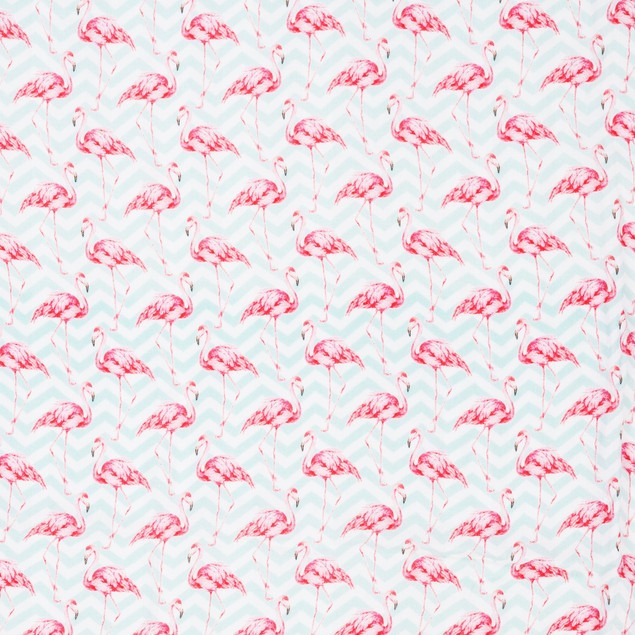 Pieluszka BAMBUSOWA Pielucha 30x30 FLAMINGI Ulewajka Bocioland