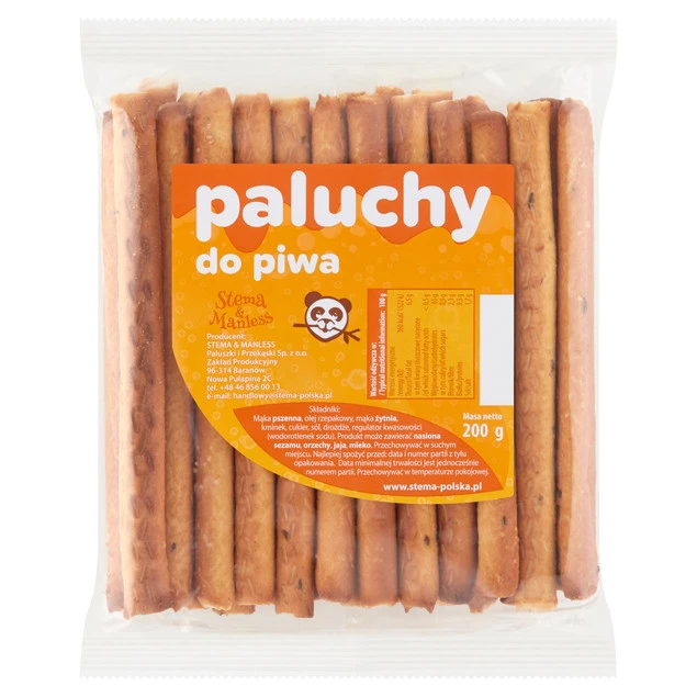 Paluchy do piwa STEMA & MANLESS 200g