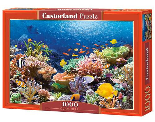 Puzzle 1000 Układanka RAFA KORALOWA Rybki Płaszczka Manta Morze 9+ Castor