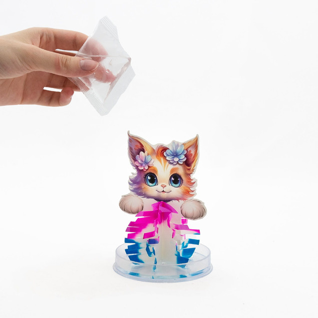 ZESTAW KREATYWNY MAGICZNY KRYSTALICZNY KOTEK KIDEA