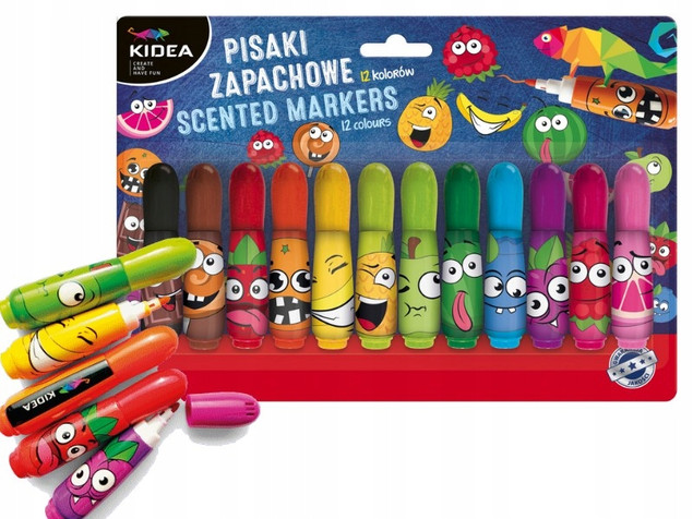 Pisaki zapachowe Kidea 12 szt.