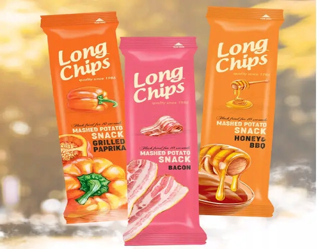 Long Chips Mega Zestaw 5x75g - 5 Smaków, 19 cm