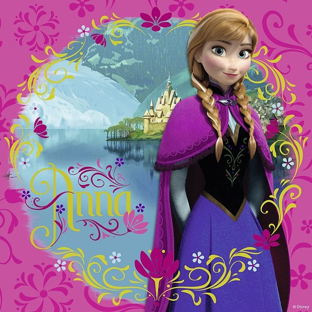 PUZZLE 3X49 FROZEN ELSA ANNA I OLAF, RAVENSBURGER