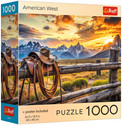 Puzzle Trefl 1000 elementów: USA Collection American West - Dziki Zachód
