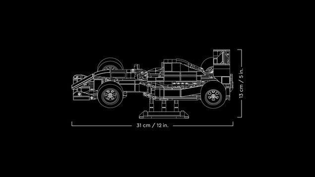 LEGO Icons 10353 Williams Racing FW14B F1 Nigel Mansell Model Bolid 18+