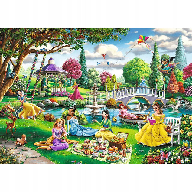 Puzzle Trefl 1000 elementów Piknik z Księżniczkami Disney