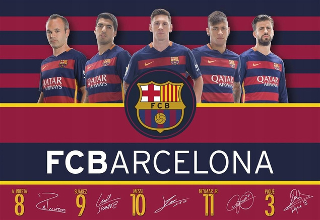 Podkładka Na Biurko FC BARCELONA Piłka Nożna Messi Barca Astra