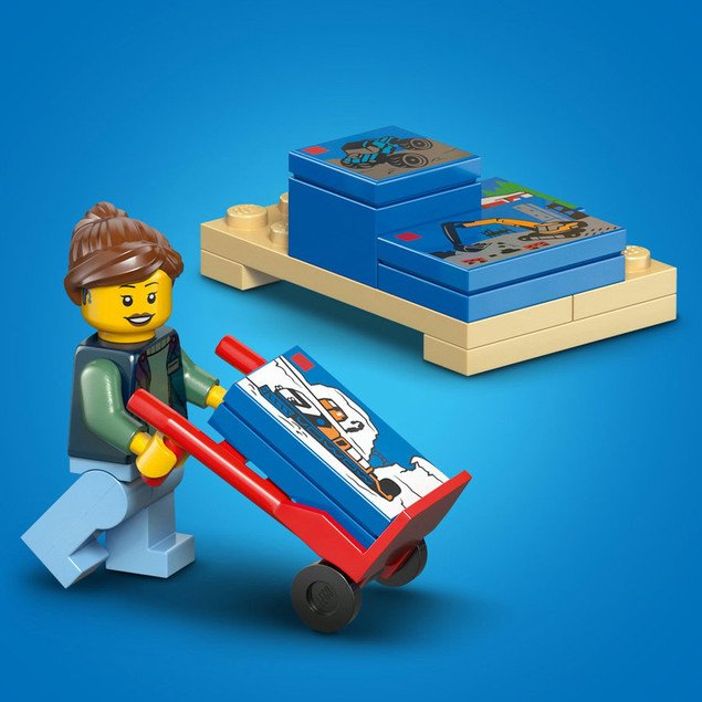 LEGO City 60500 Dostawczak LEGO – Furgonetka Kurierska z Minifigurkami