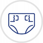 CANPOL Wielofunkcyjne POKŁADY HIGIENICZNE Do Przewijania 60x60 cm 78/006